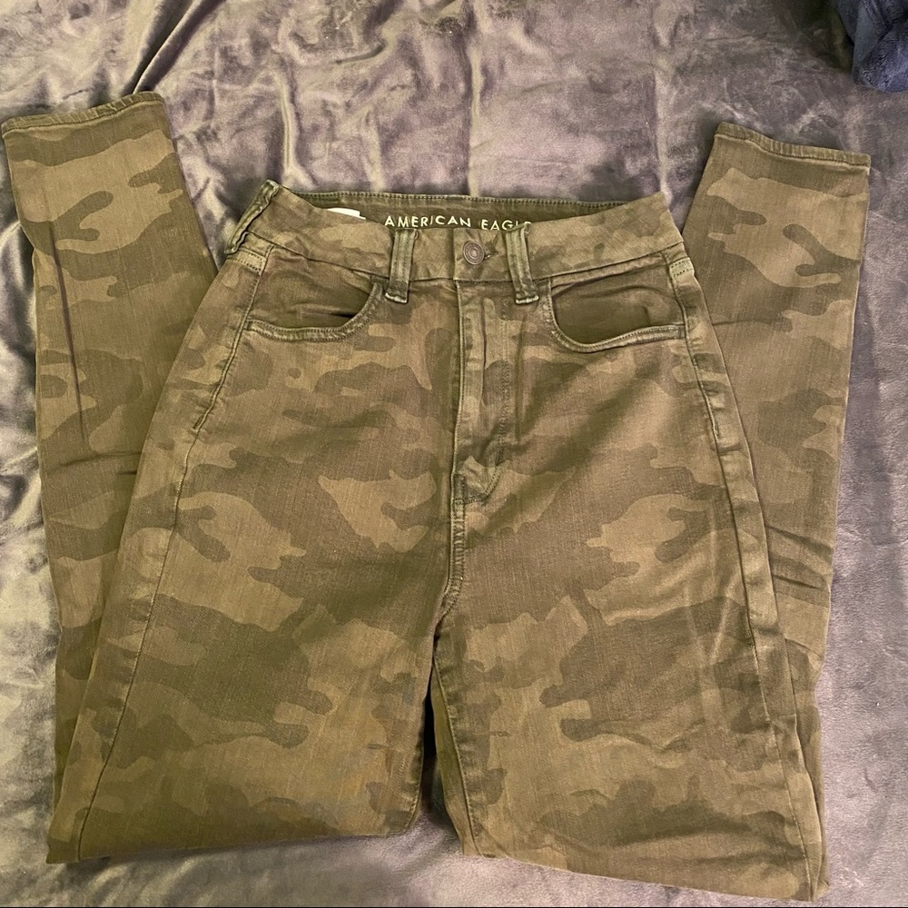 American Eagle camo jegging 6